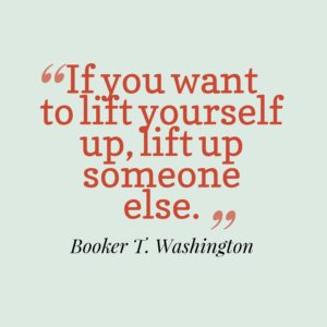Lift up Booker T Washington