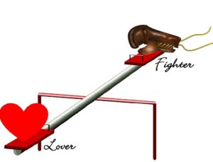 lover or fighter seesaw